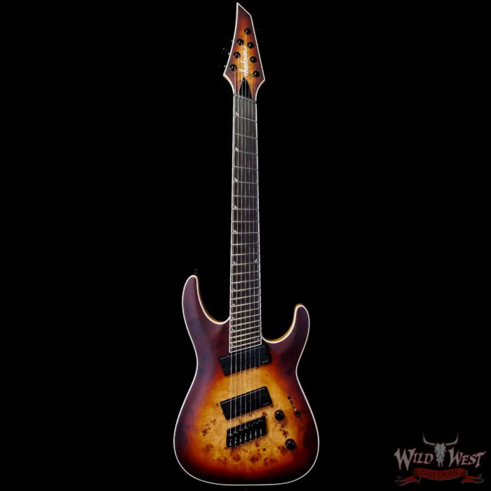 Jackson Concept Series Soloist SLAT7P HT MS Ebony Fingerboard Satin Bourbon Burst - Image 3