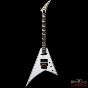 Jackson Concept Series Rhoads RR24 HS Ebony Fingerboard White with Black Pinstripes - Image 3