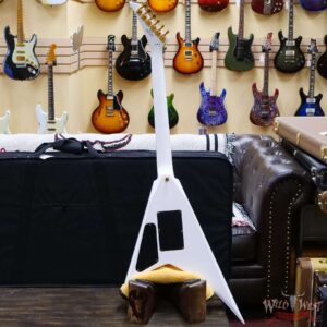 Jackson Concept Series Rhoads RR24 HS Ebony Fingerboard White with Black Pinstripes - Image 8