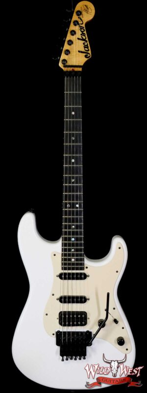Jackson USA Signature Adrian Smith San Dimas Ebony Fingerboard Snow White Owned by Misha Mansoor (Periphery)