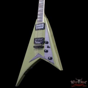 Jackson USA Custom Shop Randy Rhoads RR 2H Tune-O-Matic Bridge NOS Gloss Olive Drab Green 7.30 LBS - Image 2