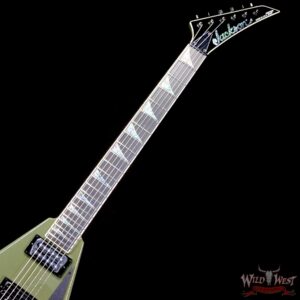 Jackson USA Custom Shop Randy Rhoads RR 2H Tune-O-Matic Bridge NOS Gloss Olive Drab Green 7.30 LBS - Image 4