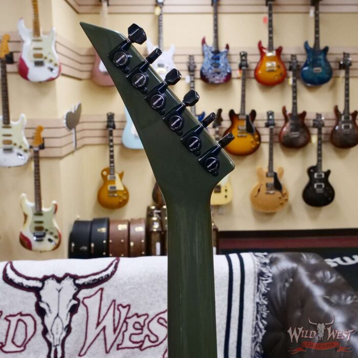 Jackson USA Custom Shop Randy Rhoads RR 2H Tune-O-Matic Bridge NOS Gloss Olive Drab Green 7.30 LBS - Image 9