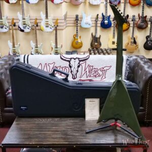 Jackson USA Custom Shop Randy Rhoads RR 2H Tune-O-Matic Bridge NOS Gloss Olive Drab Green 7.30 LBS - Image 8