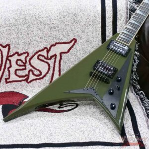 Jackson USA Custom Shop Randy Rhoads RR 2H Tune-O-Matic Bridge NOS Gloss Olive Drab Green 7.30 LBS - Image 7