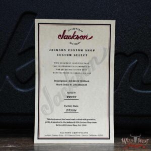 Jackson USA Custom Shop Randy Rhoads RR 2H Tune-O-Matic Bridge NOS Gloss Black 7.80 LBS - Image 11