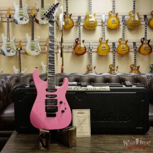Jackson USA Custom Shop SL1 Soloist HSS Floyd Rose Ebony Fingerboard Platinum Pink - Image 12