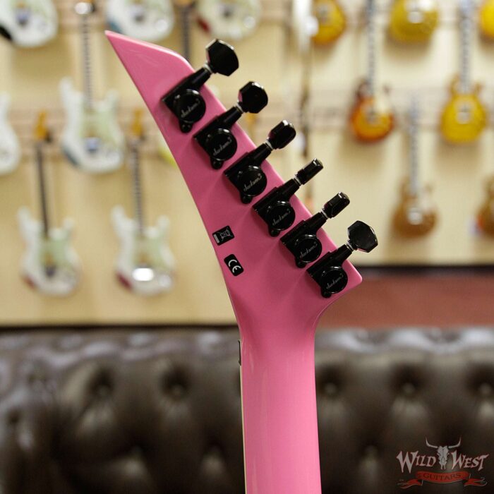 Jackson USA Custom Shop SL1 Soloist HSS Floyd Rose Ebony Fingerboard Platinum Pink - Image 9