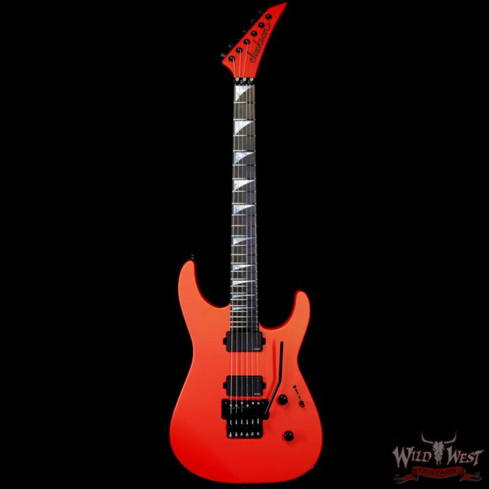 Jackson American Series SL2MG Soloist EMG Pickups Ebony Fingerboard Satin Lambo Orange 8.00 LBS - Image 3