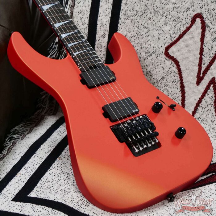 Jackson American Series SL2MG Soloist EMG Pickups Ebony Fingerboard Satin Lambo Orange 8.00 LBS - Image 7