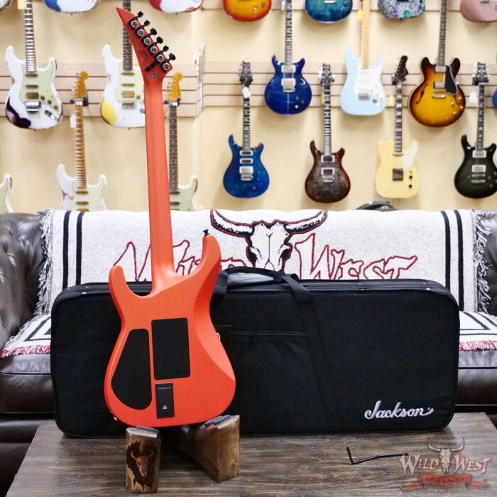 Jackson American Series SL2MG Soloist EMG Pickups Ebony Fingerboard Satin Lambo Orange 8.00 LBS - Image 8
