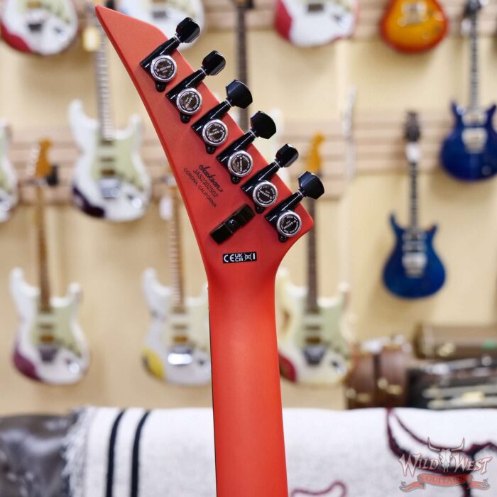 Jackson American Series SL2MG Soloist EMG Pickups Ebony Fingerboard Satin Lambo Orange 8.00 LBS - Image 9