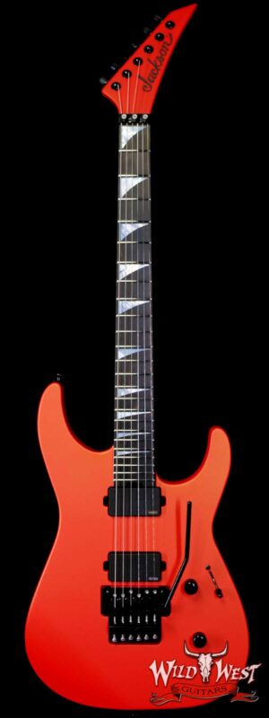 Jackson American Series SL2MG Soloist EMG Pickups Ebony Fingerboard Satin Lambo Orange 8.00 LBS