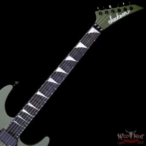 Jackson American Series SL2MG Soloist Floyd Rose EMG Pickups Ebony Fingerboard Matte Army Drab 8.15 LBS - Image 4