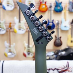 Jackson American Series SL2MG Soloist Floyd Rose EMG Pickups Ebony Fingerboard Matte Army Drab 8.15 LBS - Image 9