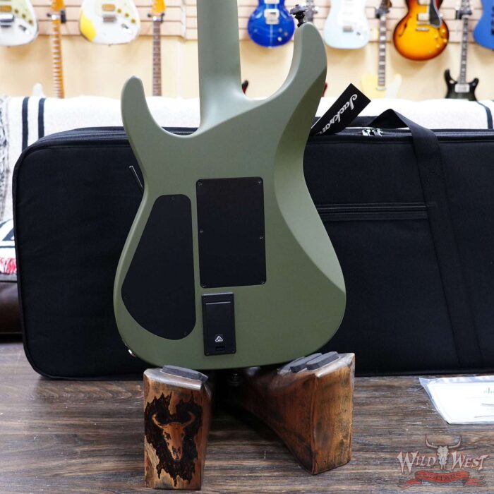 Jackson American Series SL2MG Soloist Floyd Rose EMG Pickups Ebony Fingerboard Matte Army Drab 8.15 LBS - Image 10