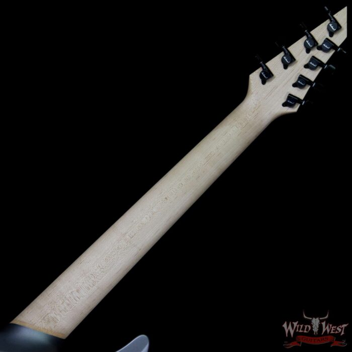 Jackson USA Select B8MG Deluxe Neck-Thru HH 8-String Baritone EMG Pickups Satin Grey - Image 11