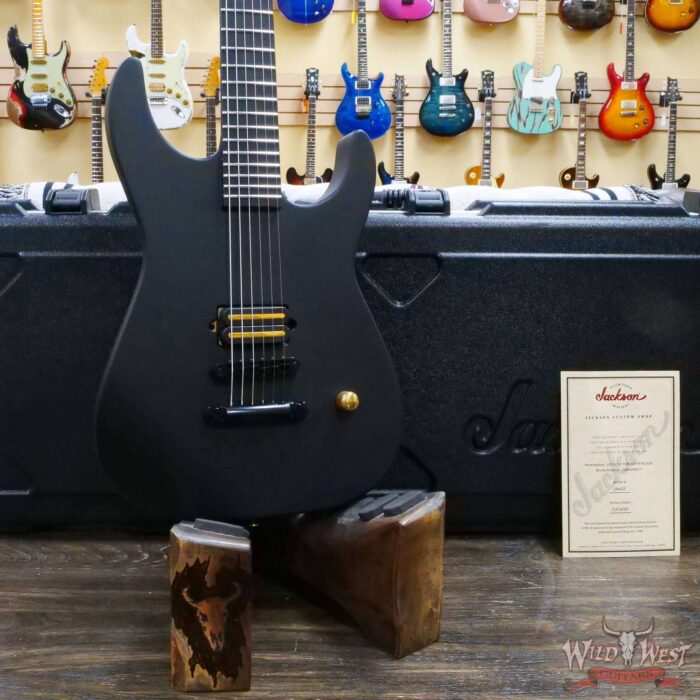 Jackson USA Custom Shop SL1H Soloist Hardtail Tune-O-Matic Bridge Satin Black - Image 7