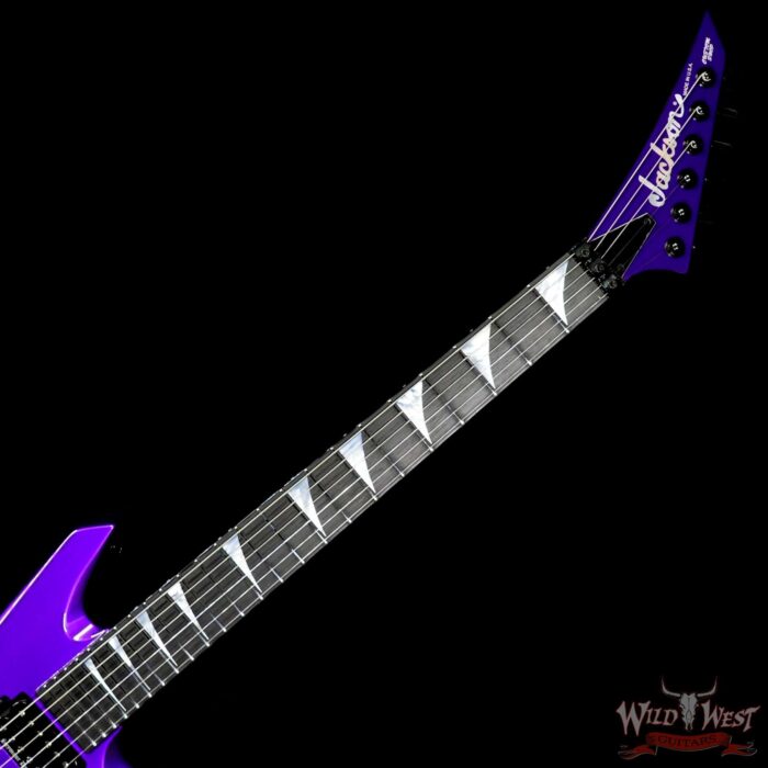 Jackson Custom Shop Limited Edition Warrior Ebony Fingerboard NOS Purple Metallic - Image 4