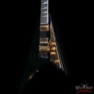 Jackson Custom Shop Randy Rhoads RR-24 Floyd Rose NOS Black with Gold Hardware 7.95 LBS - Image 2