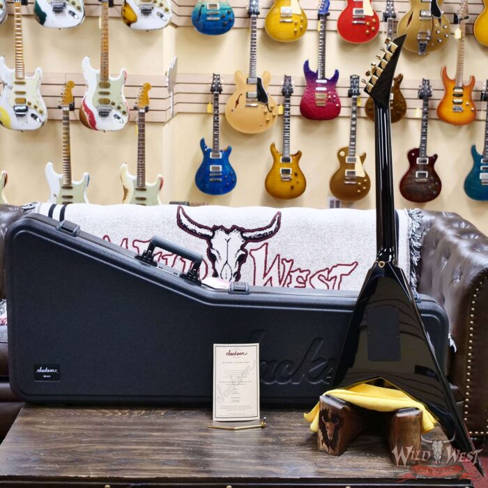Jackson Custom Shop Randy Rhoads RR-24 Floyd Rose NOS Black with Gold Hardware 7.95 LBS - Image 8