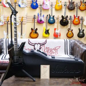 Jackson Custom Shop Kelly HH Floyd Rose KE 2H FR EMG Pickups Ebony - Image 5