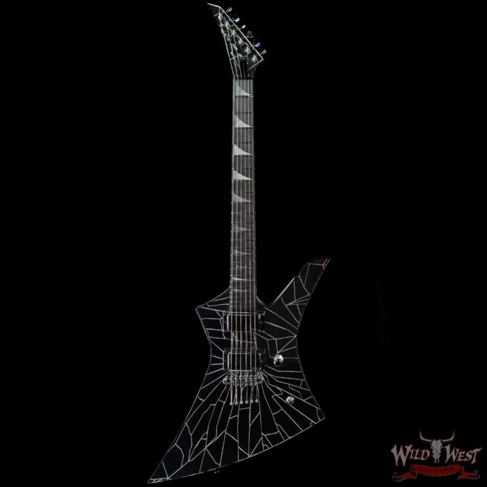 Jackson Custom Shop Joe Williams Masterbuilt Cracked Mirror Kelly HH EMG Pickups TOM String-Thru Body - Image 3
