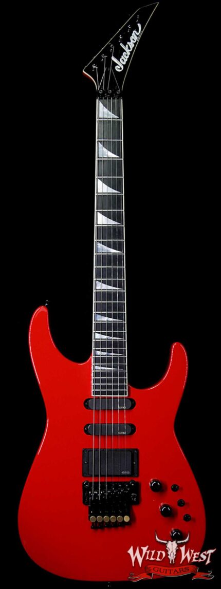 2014 Jackson CS Limited Edition 30th Anniversary Mike Shannon Masterbuilt Soloist HSS EMG Ferrari Red - Small blem