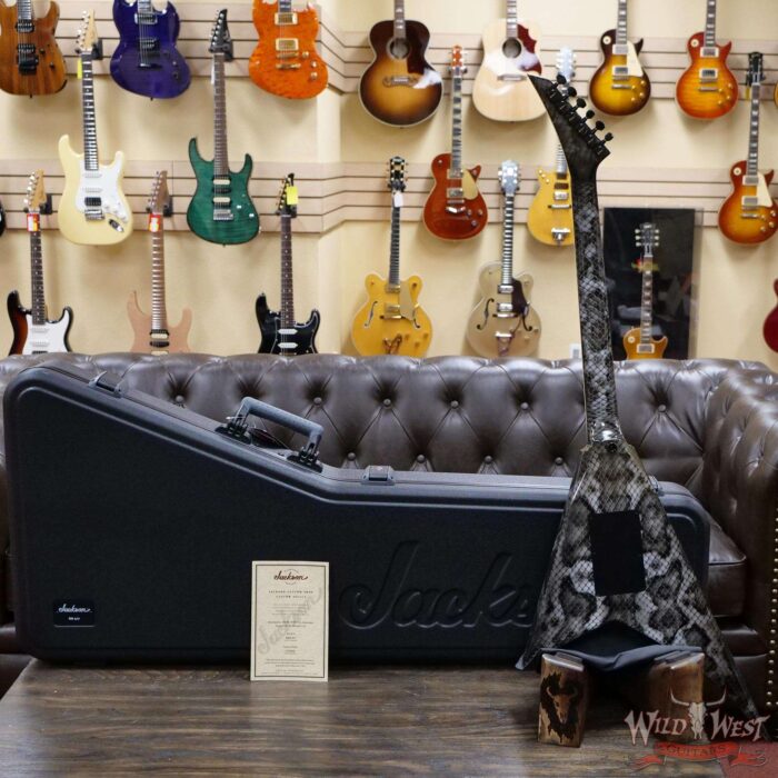 Jackson Custom Shop Randy Rhoads RR 2H Floyd Rose Grey Snakeskin - Image 9