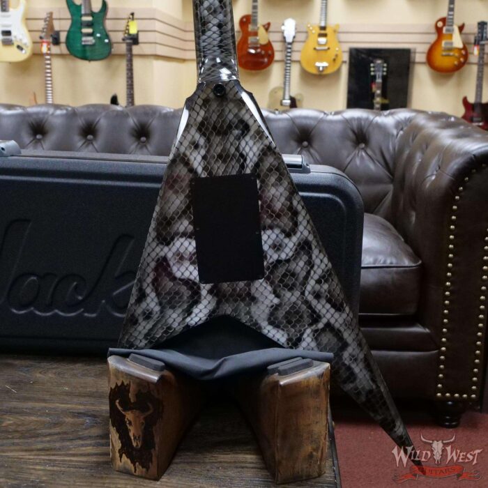 Jackson Custom Shop Randy Rhoads RR 2H Floyd Rose Grey Snakeskin - Image 11