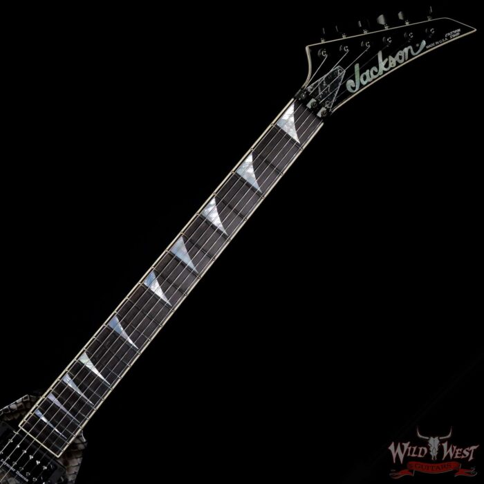 Jackson Custom Shop Randy Rhoads RR 2H Floyd Rose Grey Snakeskin - Image 4
