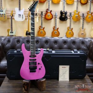 Jackson USA Custom Shop SL1 Soloist HSS Floyd Rose Ebony Fingerboard Platinum Pink - Image 5
