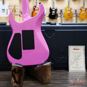 Jackson USA Custom Shop SL1 Soloist HSS Floyd Rose Ebony Fingerboard Platinum Pink - Image 10