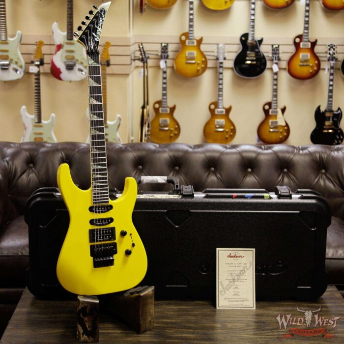 Jackson Custom Shop Wild West Soloist SL1 HSS Seymour Duncan Pickups Ebony Fingerboard Taxi Cab Yellow - Image 5
