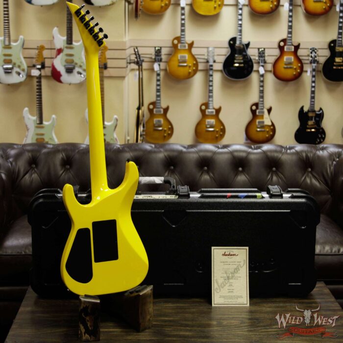 Jackson Custom Shop Wild West Soloist SL1 HSS Seymour Duncan Pickups Ebony Fingerboard Taxi Cab Yellow - Image 8