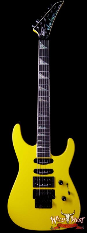 Jackson Custom Shop Wild West Soloist SL1 HSS Seymour Duncan Pickups Ebony Fingerboard Taxi Cab Yellow