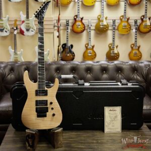 Jackson Custom Shop Wild West Flame Maple Top Soloist SL2H Ebony Fingerboard Natural - Image 11