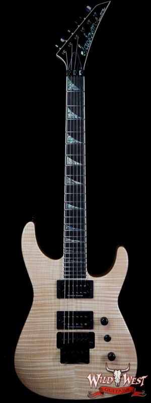 Jackson Custom Shop Wild West Flame Maple Top Soloist SL2H Ebony Fingerboard Natural