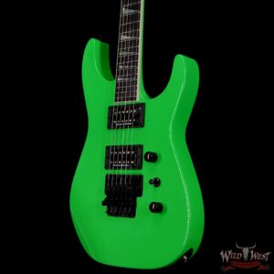 Jackson Custom Shop Soloist SL2H Floyd Rose Seymour Duncan Pickups Ebony Fingerboard Neon Green - Image 2