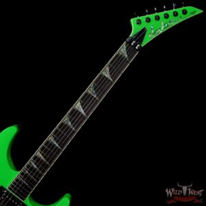 Jackson Custom Shop Soloist SL2H Floyd Rose Seymour Duncan Pickups Ebony Fingerboard Neon Green - Image 4