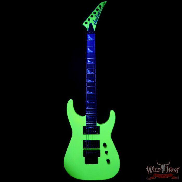 Jackson Custom Shop Soloist SL2H Seymour Duncan Pickups Floyd Rose Ebony Fingerboard Neon Yellow - Image 4