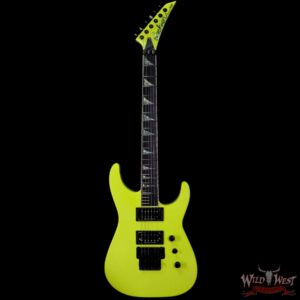 Jackson Custom Shop Soloist SL2H Seymour Duncan Pickups Floyd Rose Ebony Fingerboard Neon Yellow - Image 3