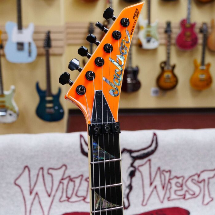 Jackson Custom Shop Soloist SL2H Floyd Rose Seymour Duncan Pickups Ebony Fingerboard Neon Orange - Image 6