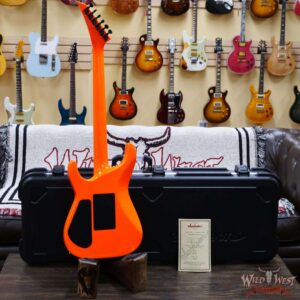 Jackson Custom Shop Soloist SL2H Floyd Rose Seymour Duncan Pickups Ebony Fingerboard Neon Orange - Image 8
