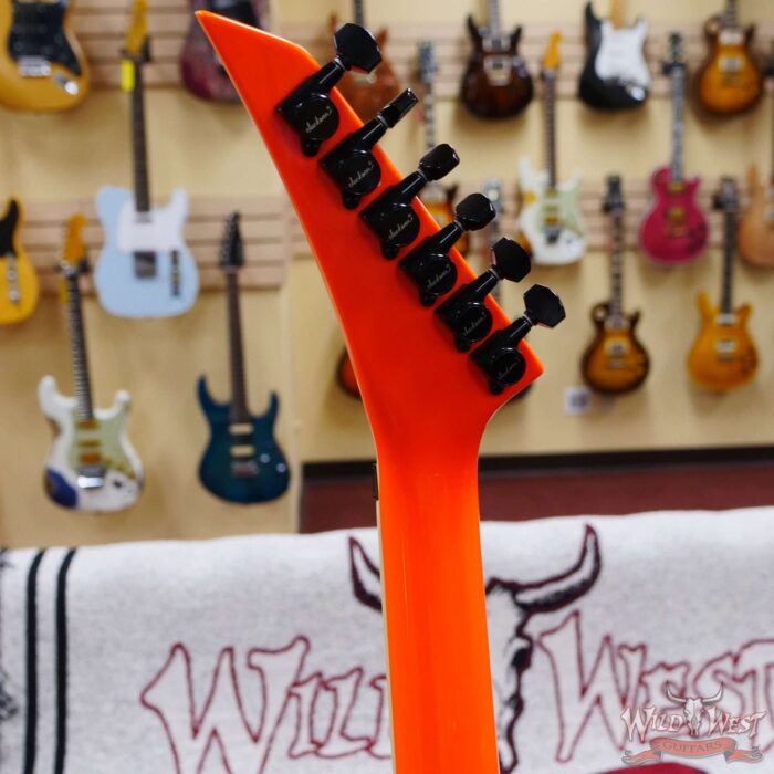 Jackson Custom Shop Soloist SL2H Floyd Rose Seymour Duncan Pickups Ebony Fingerboard Neon Orange - Image 9