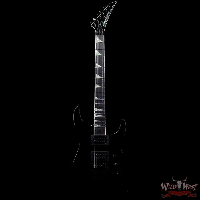 Jackson Custom Shop Soloist SL2H DiMarzio Pickups Floyd Rose Ebony Fingerboard Black Metallic - Image 3