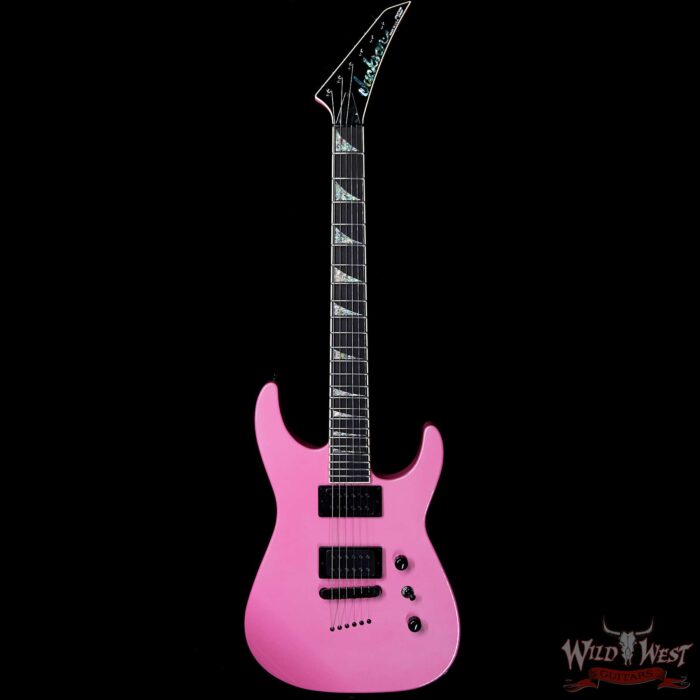 Jackson Custom Shop Wild West Soloist SL2H Bare Knuckle Juggernaut Pickups String-Thru Ebony Fingerboard Platinum Pink - Image 3
