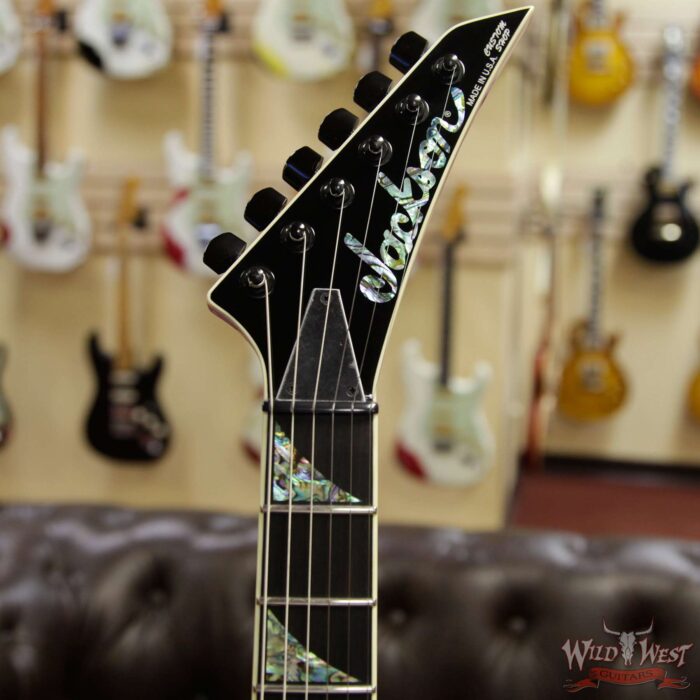 Jackson Custom Shop Wild West Soloist SL2H Bare Knuckle Juggernaut Pickups String-Thru Ebony Fingerboard Platinum Pink - Image 6