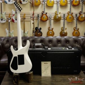Jackson Custom Shop Wild West Soloist SL2H Seymour Duncan Pickups Floyd Rose Ebony Fingerboard Snow White - Image 8