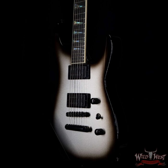 Jackson Custom Shop Soloist SL2H HT Hardtail TonePros Tune-o-Matic Bridge with Stopbar Tailpiece Silverburst - Image 2